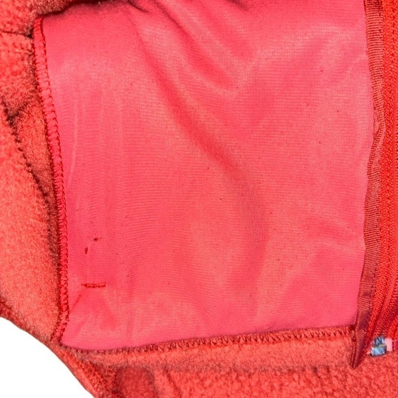 L. L. Bean Fleece Coral Fuzzy Sherpa Vest Womens M Outfoor Cozy Comfortable - Picture 2 of 14